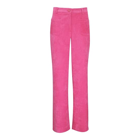 AVA Studio • roze ribfluwelen broek