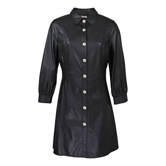 Liu Jo • zwarte faux leather jurk