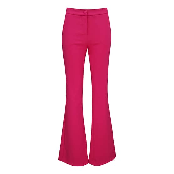 Verysimple • flared pantalon in fuchsia