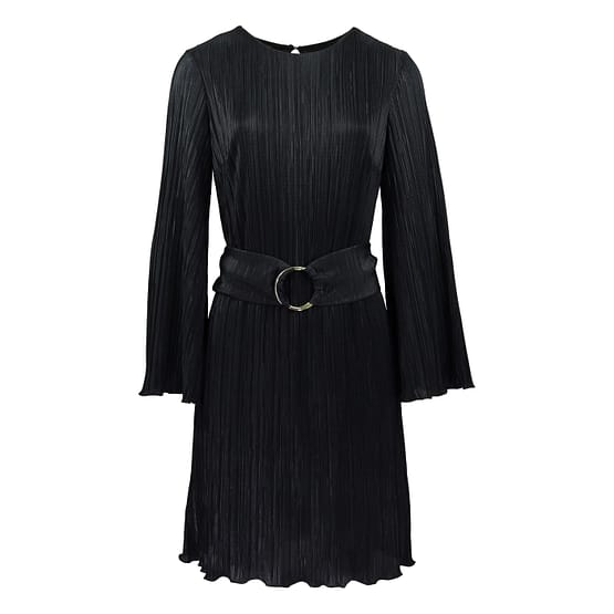 Ana Alcazar • zwarte plissé jurk