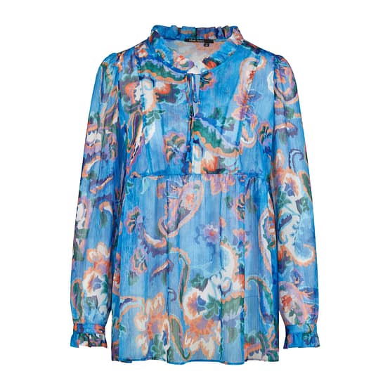 Marc Aurel • blauwe blouse paisley