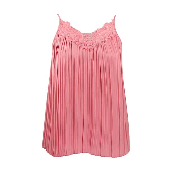 Marc Aurel • roze plisse top