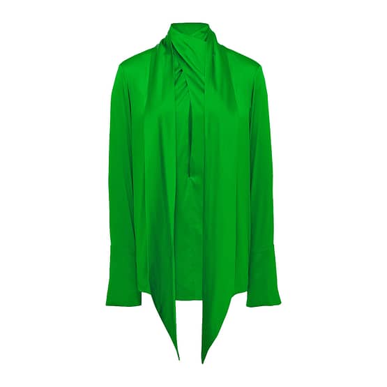 Daname • groene zijden blouse