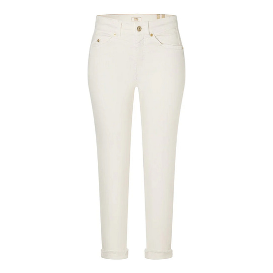 MAC • ecru Rich cropped fringe jeans