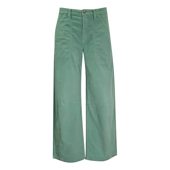 Cambio • groene velvet pantalon Eggshape