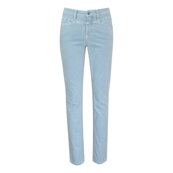 Cambio • blauwe velvet Piper Cropped jeans