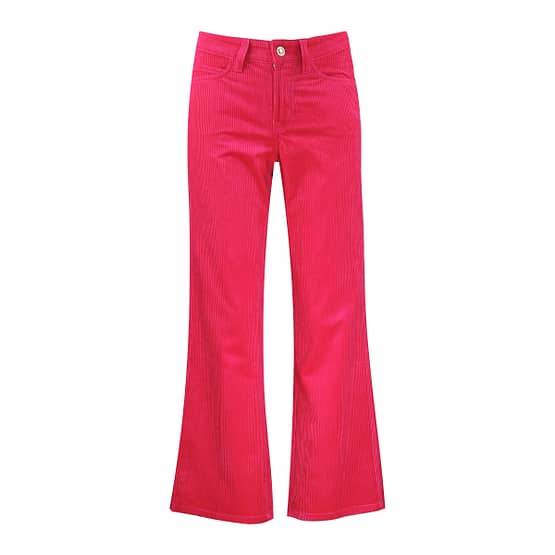 Cambio • roze ribfluwelen pantalon Francesca