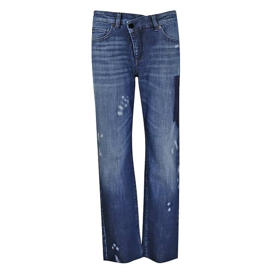 MAC • blauwe destroyed Criss Cross jeans