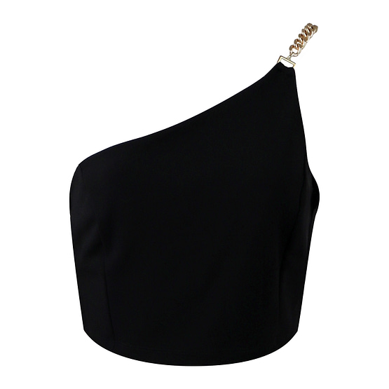 Rinascimento • zwarte one shoulder top