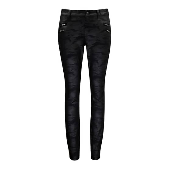 MAC • zwarte Skinny zip jeans