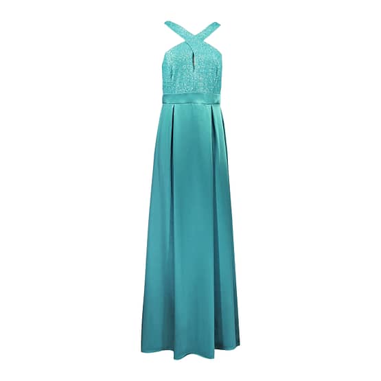 Rinascimento • groen blauwe maxi jurk