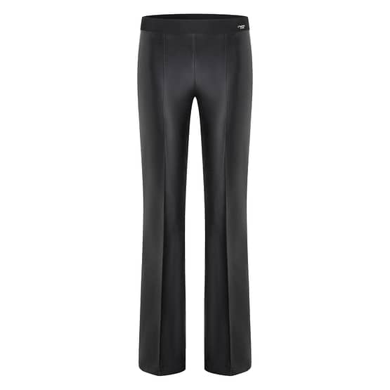 Cambio • faux leather Flower pantalon