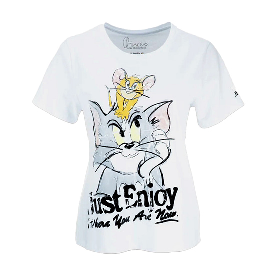 Frogbox • wit t-shirt Tom and Jerry