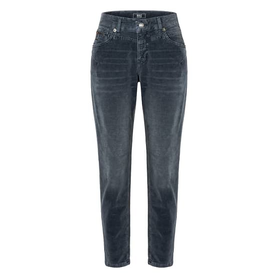 MAC • grijze Rich Slim velvet broek
