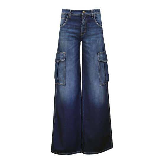 Cambio • blauwe Aimee Cargo jeans