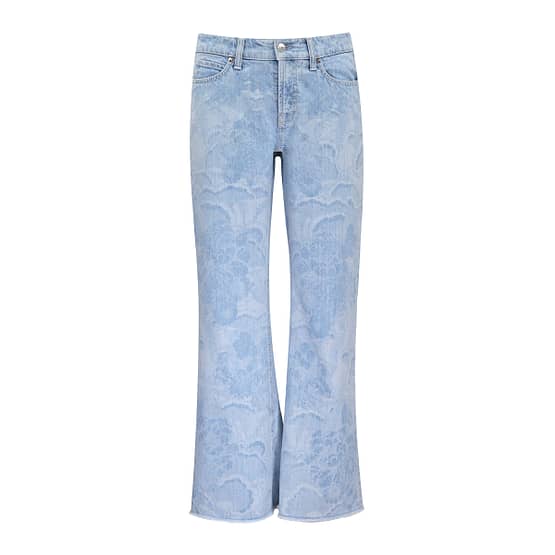 Cambio • lichtblauwe Francesca jeans faded floral