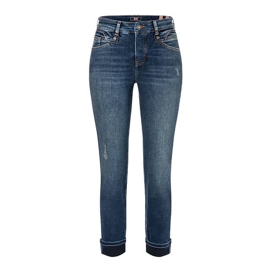 MAC • blauwe Rich Slim jeans destroy