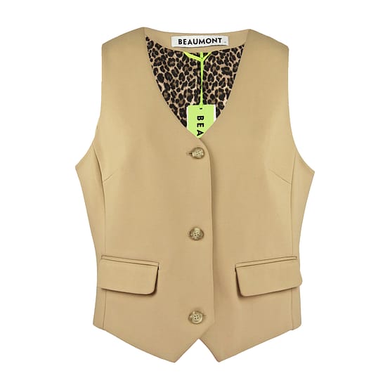 Beaumont • lichtbruin gilet