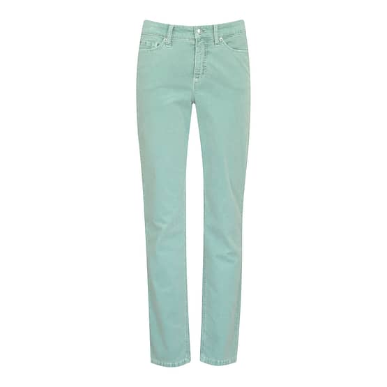 Cambio • groene velvet Piper Cropped broek