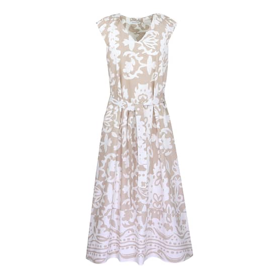 Louis and Mia • wit beige jurk