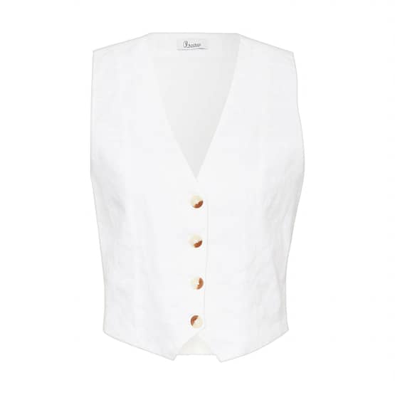 Princess goes Hollywood • wit linnen gilet