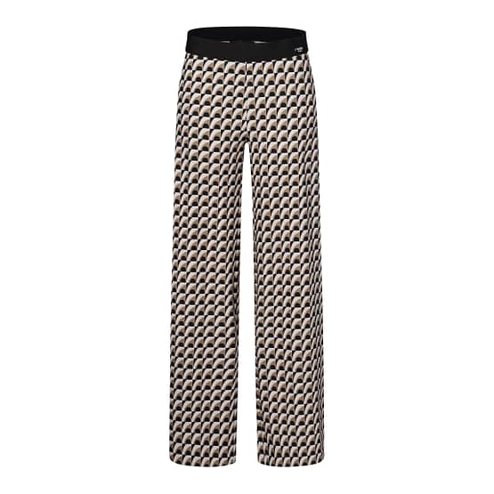Cambio • wijde broek Allison motief