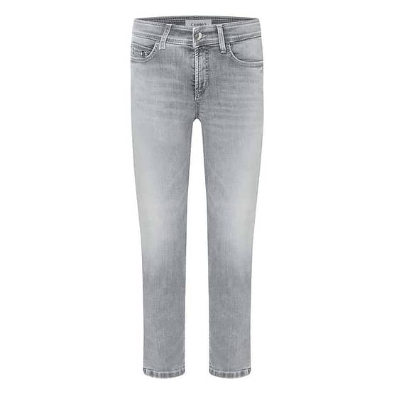 Cambio • lichtgrijze Piper short jeans