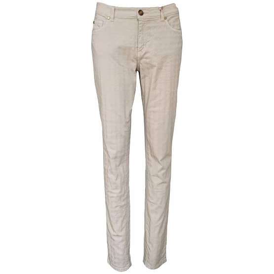 Hampton Bays • pantalon met motief in ecru