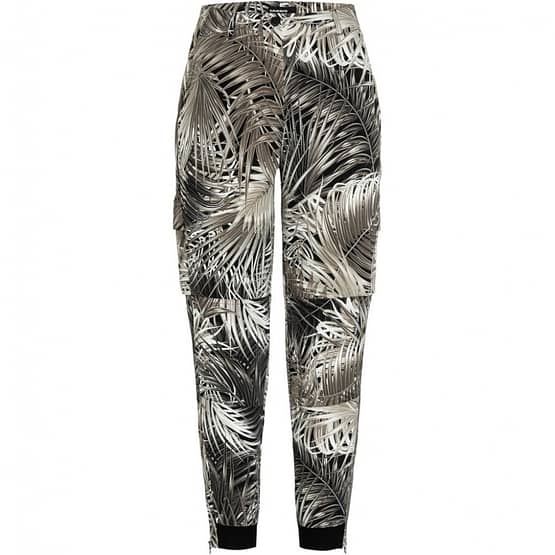 Cambio Sport • cargo broek Jules met bladeren print