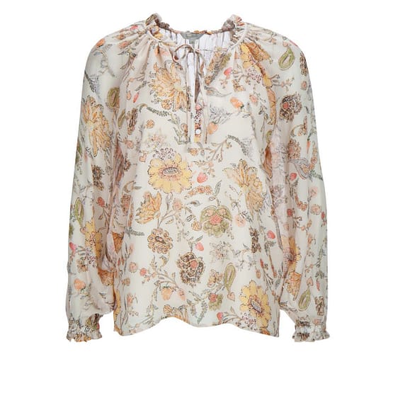 Frogbox • beige tuniek met bloemen