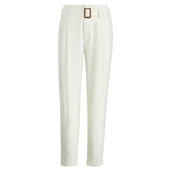 Polo Ralph Lauren • katoenen pantalon in creme