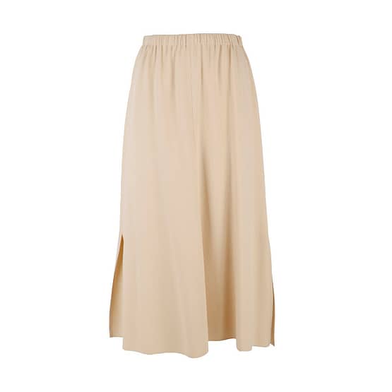 Forte_Forte • beige wollen midi rok