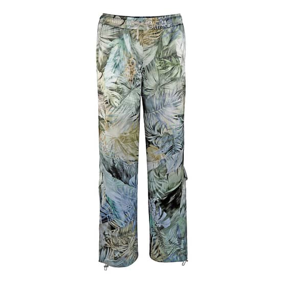 Cambio • relaxte pantalon Julie met palm print