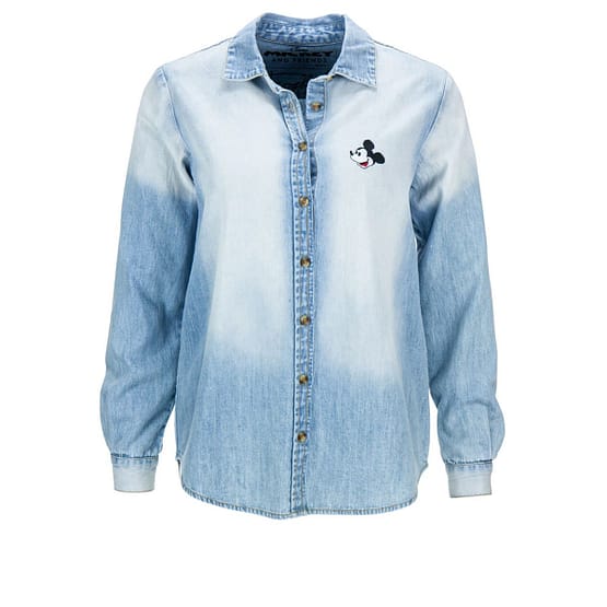 Frogbox • denim blouse met Mickey