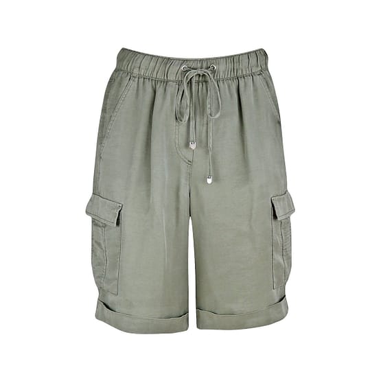 Marc Aurel • kaki shorts met worker zakken