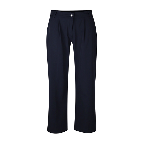 MAC • donkerblauwe CULOTTE pleat broek