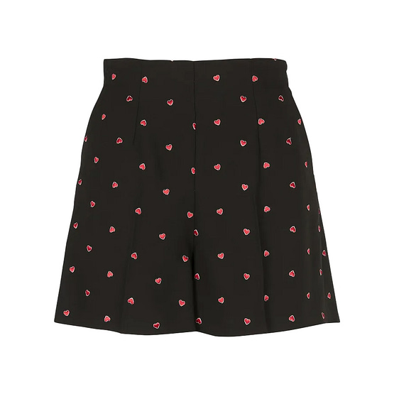 Twinset • zwarte shorts met hartjes