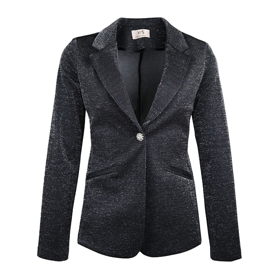 Verysimple • zwarte glitter blazer