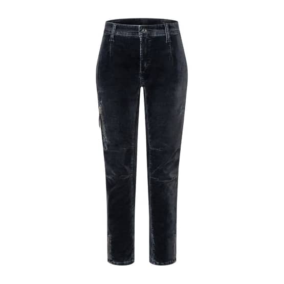 MAC • donkere Rich cargo velvet jeans