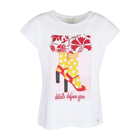 Verysimple • wit t-shirt met sandaal