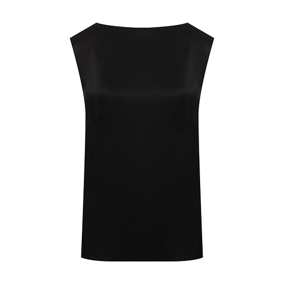 By Malene Birger • zwarte satijnen top