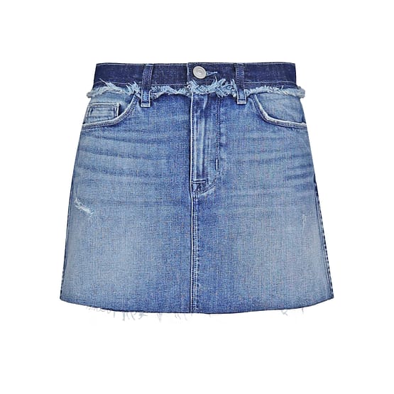 Hudson Jeans • blauwe denim mini rok