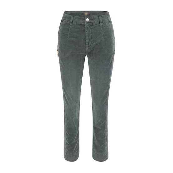 MAC • donkergroene fluwelen Rich Active broek