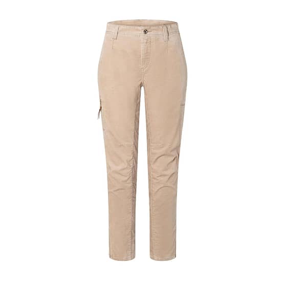 MAC • beige Rich cargo velvet broek