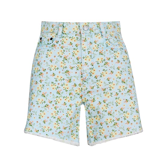 MAC • denim bloemen shorts Shorty