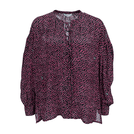 Frogbox • zwarte hartjes blouse