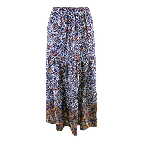 Heartkiss • maxi rok in oranje blauw