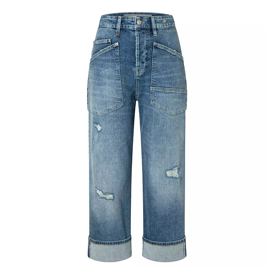 MAC • blauwe Baggy straight jeans