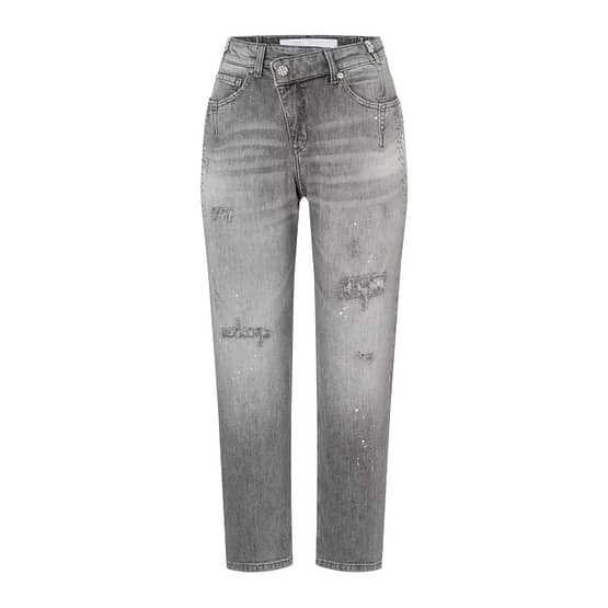 MAC • grijze Criss Cross shine jeans