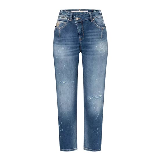 MAC • blauwe Criss Cross star jeans